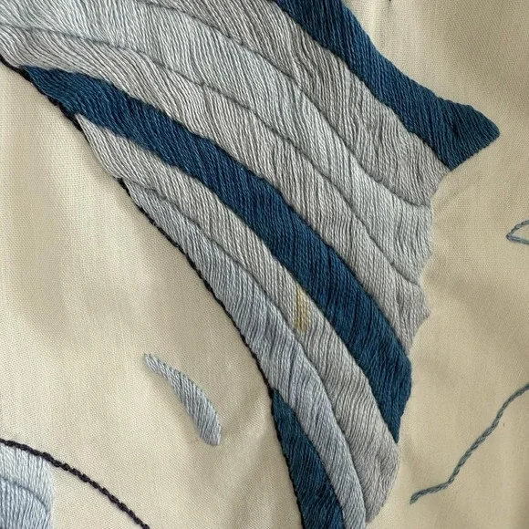 Vtg Fishing Shirt Men Large L Embroidered Marlin Swordfish Short Sleeve Button - Picture 9 of 9